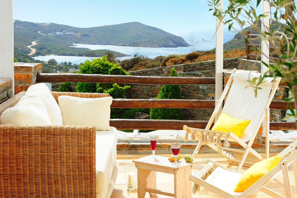 Sea view from the first floor veranda